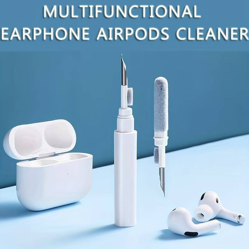 Durable Wireless Earbuds Cleaning Pen / Clean Brush For Wireless Earplug  Charging Box / Headphones Case Keyboard Cleaner Kit